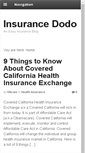 Mobile Screenshot of insurancedodo.com